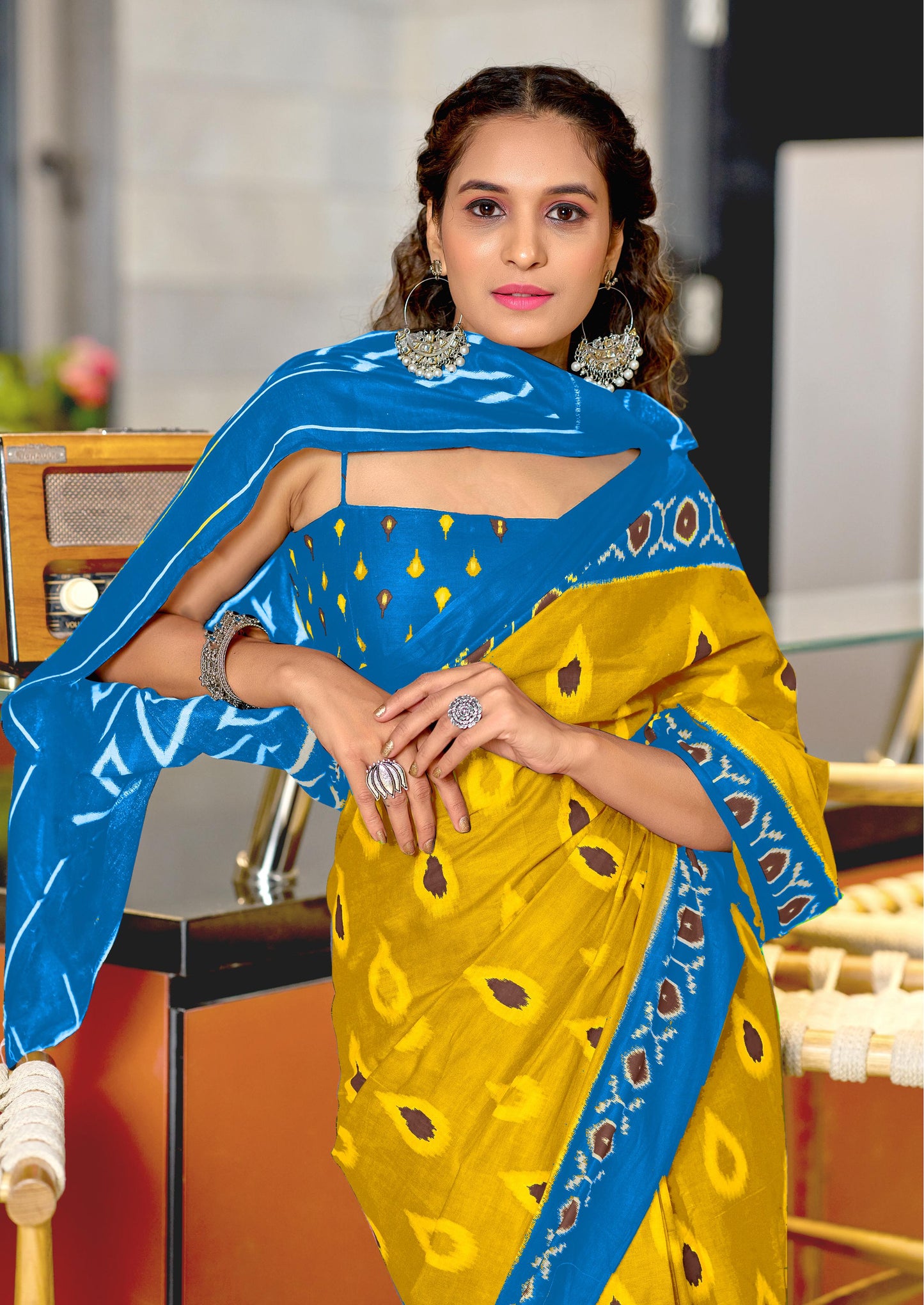 Kayatri New Mulmul Cotton Printed Saree
