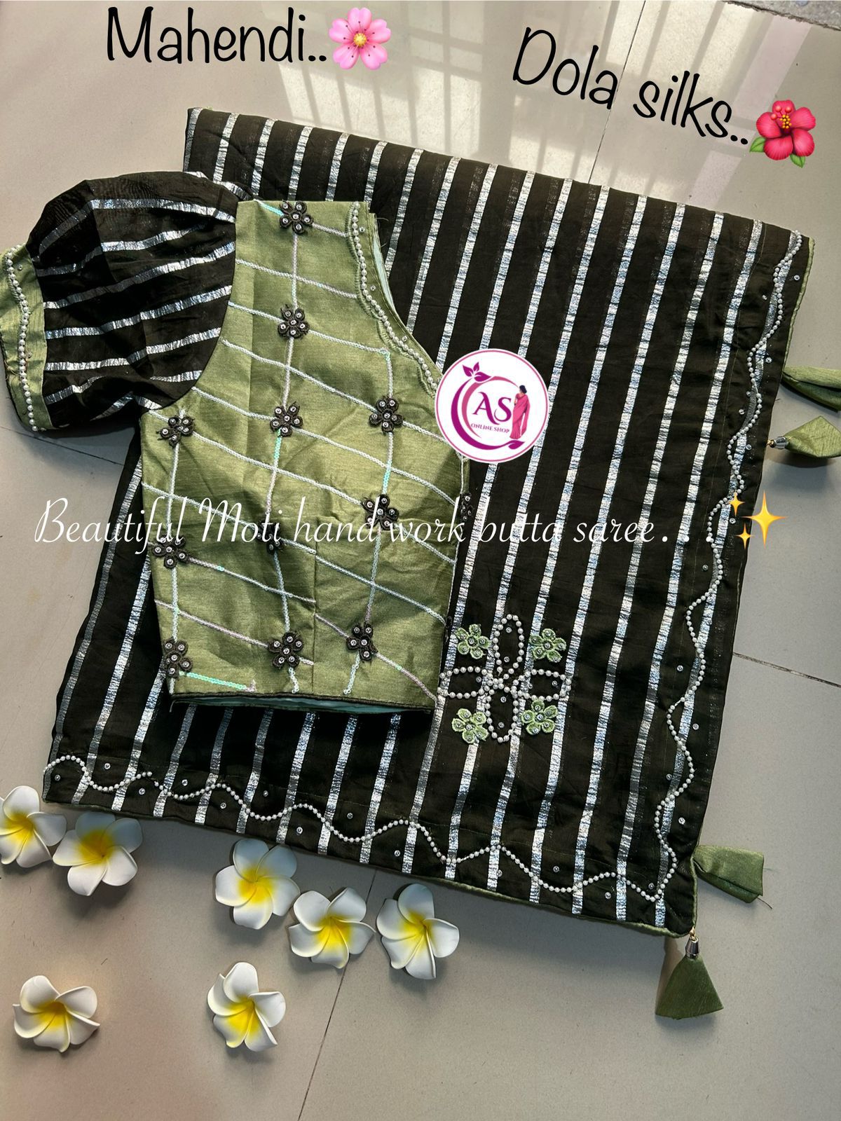Kayatri New Chanderi Dola Silk Handwork Saree