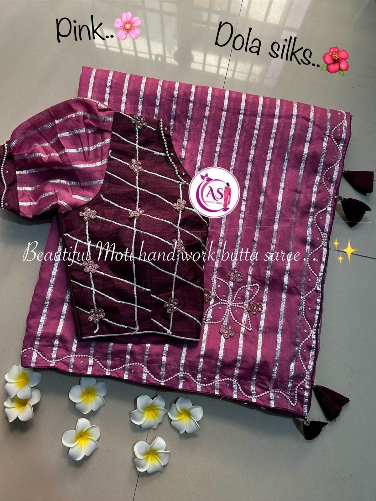Kayatri New Chanderi Dola Silk Handwork Saree