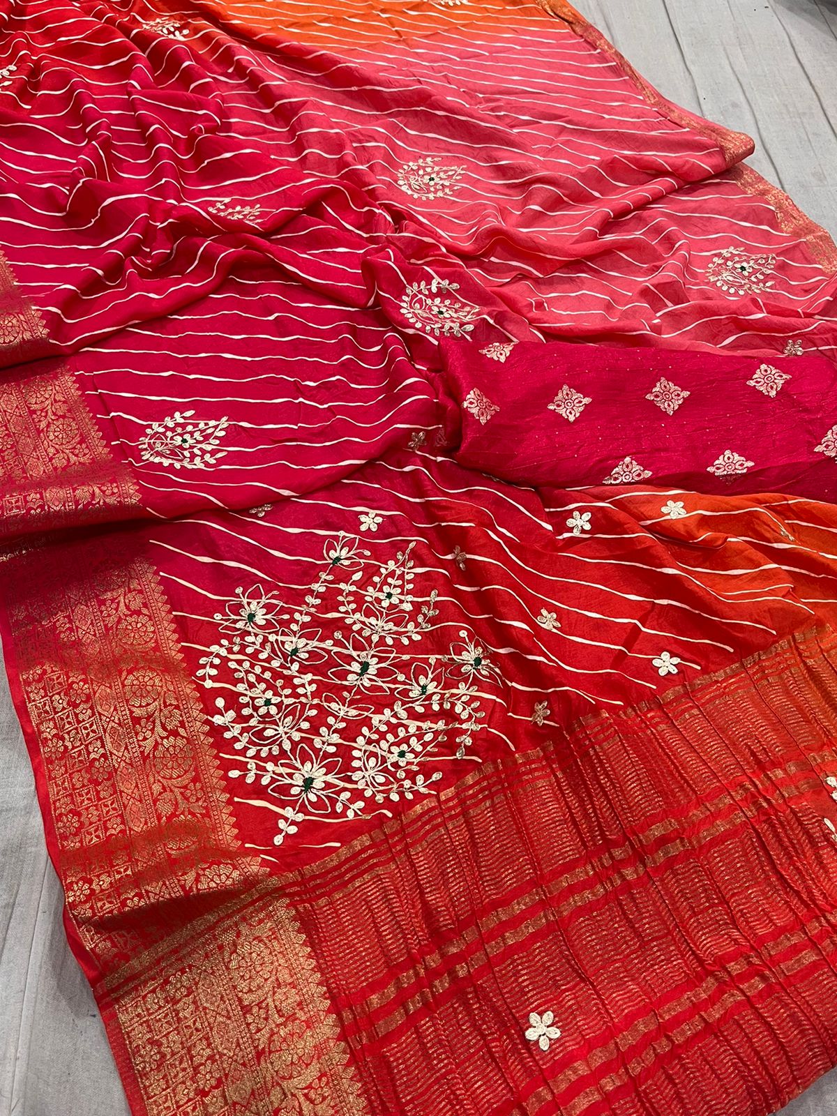 Kayatri New Designer Pure Rashiyan Dola Silk Saree