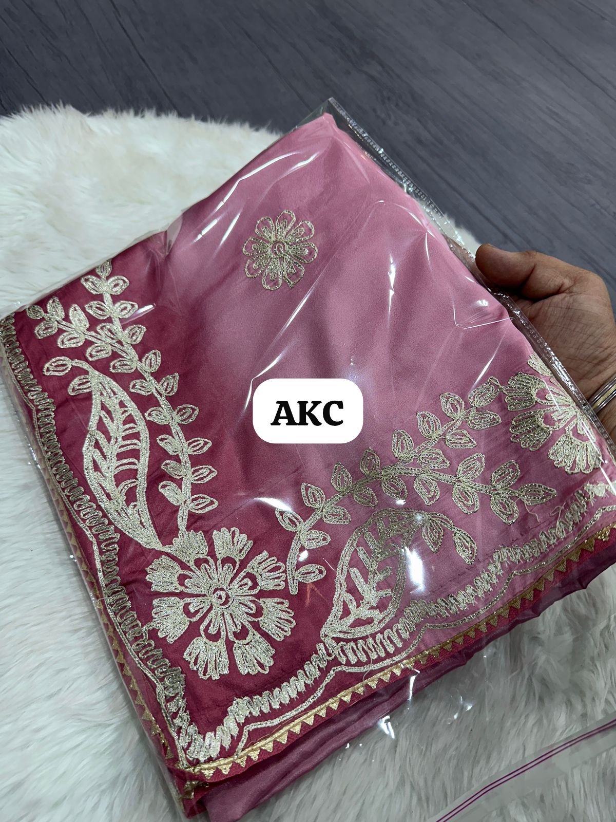 Kayatri New Pure Soft Chinon Silk Saree