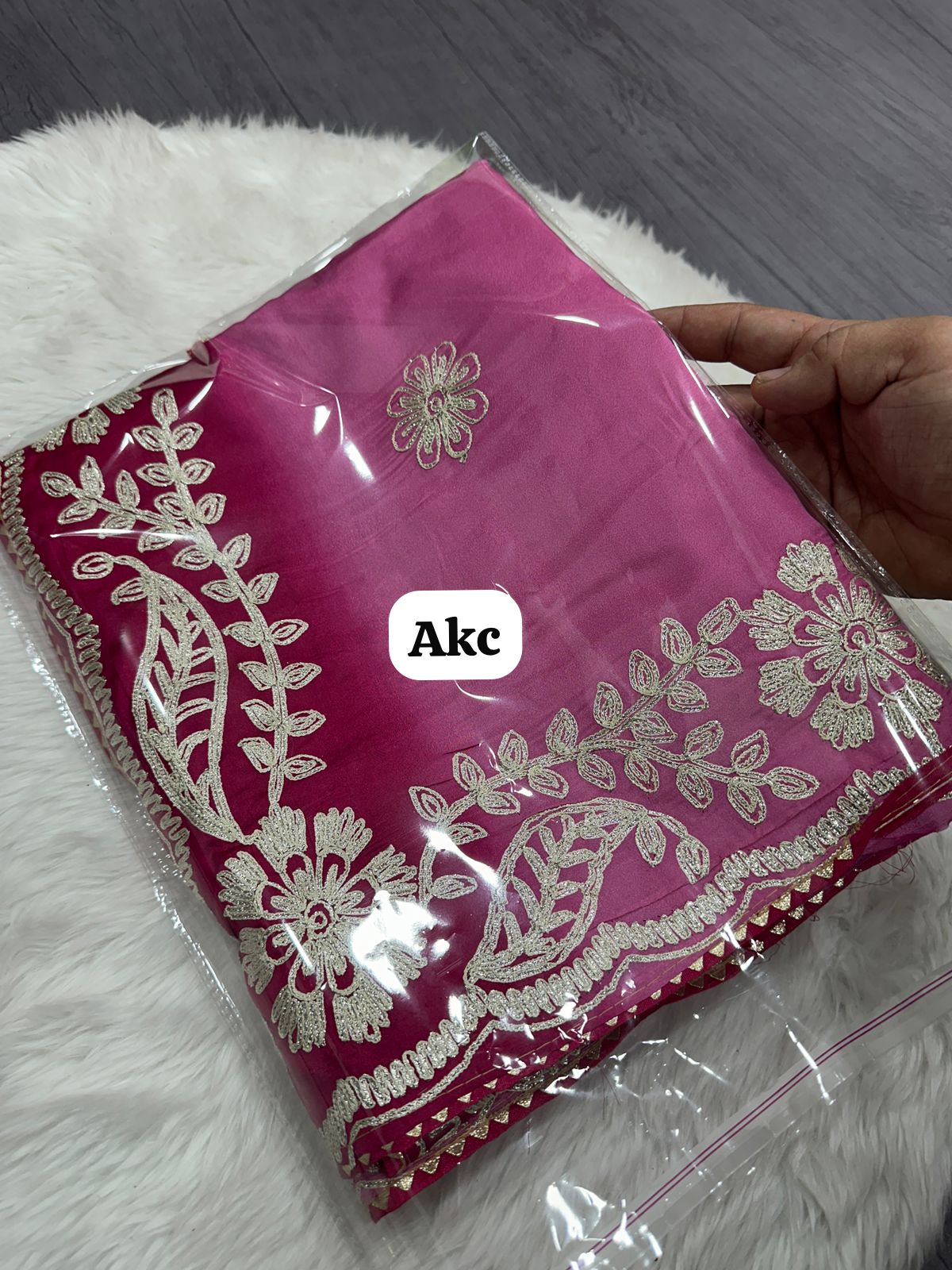 Kayatri New Pure Soft Chinon Silk Saree