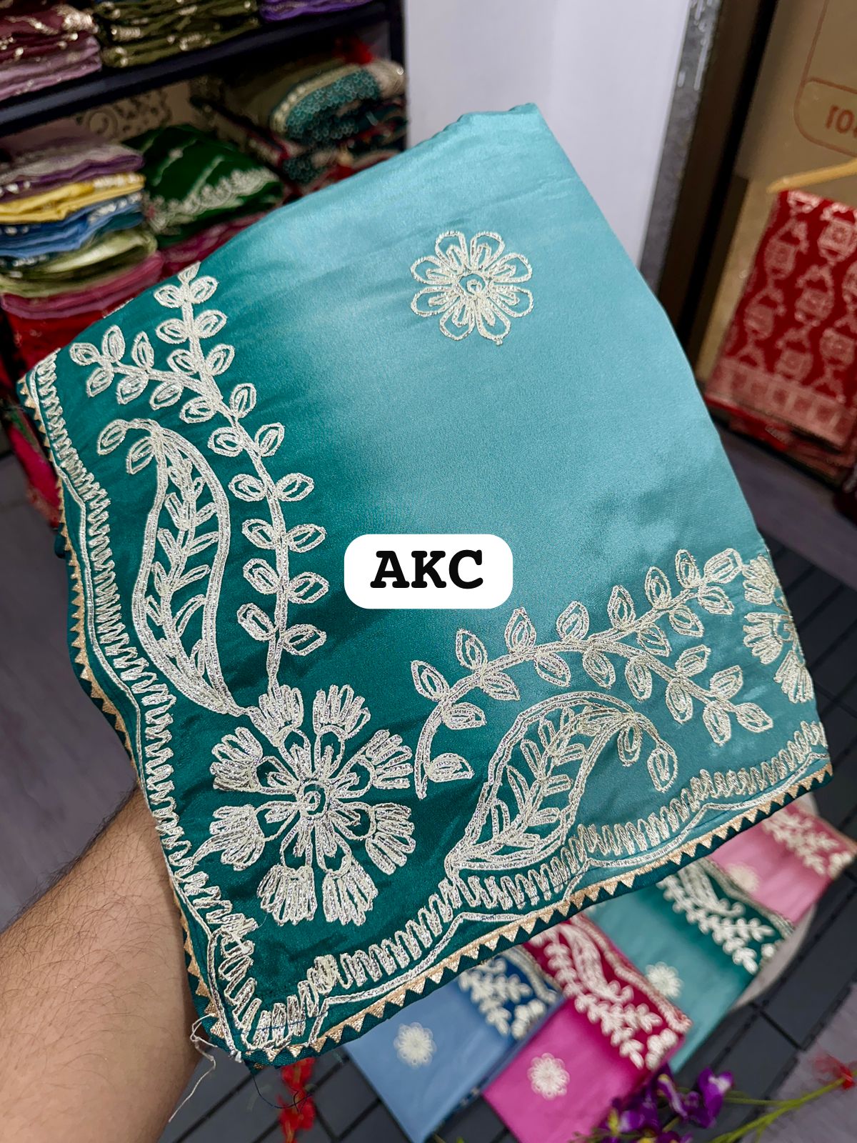 Kayatri New Pure Soft Chinon Silk Saree