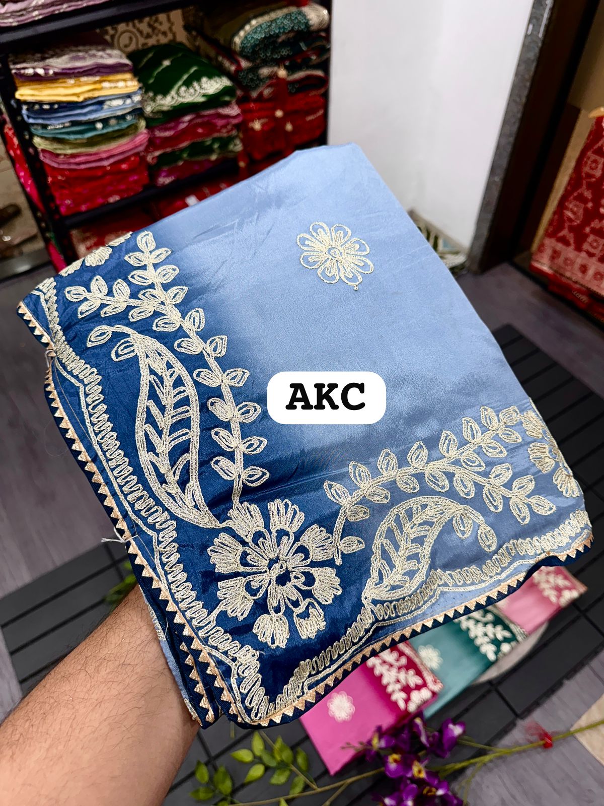 Kayatri New Pure Soft Chinon Silk Saree