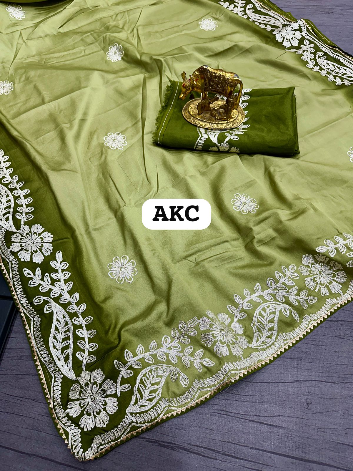 Kayatri New Pure Soft Chinon Silk Saree