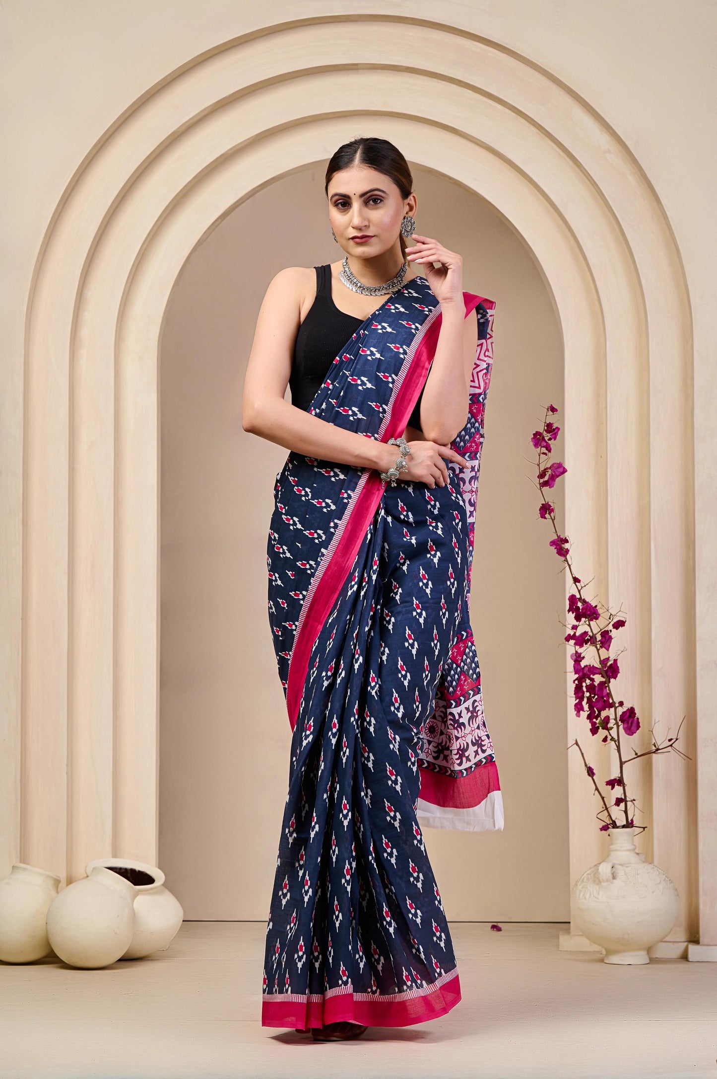 Kayatri New Designer Soft Pure Cotton Saree