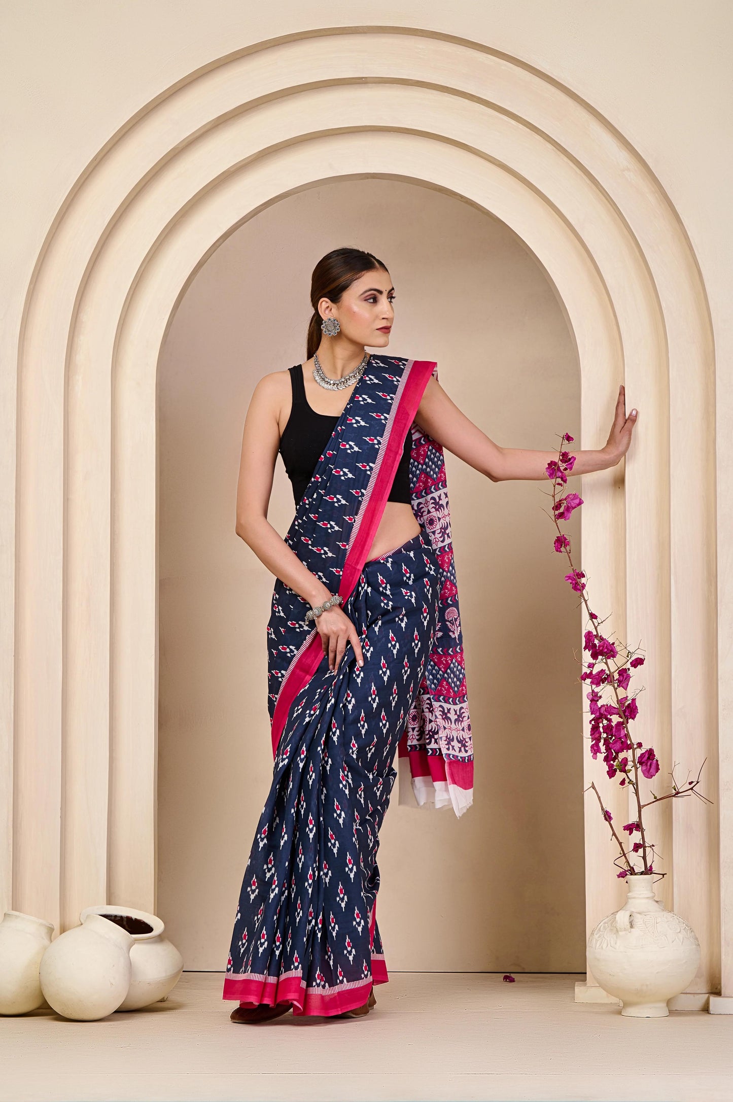 Kayatri New Designer Soft Pure Cotton Saree