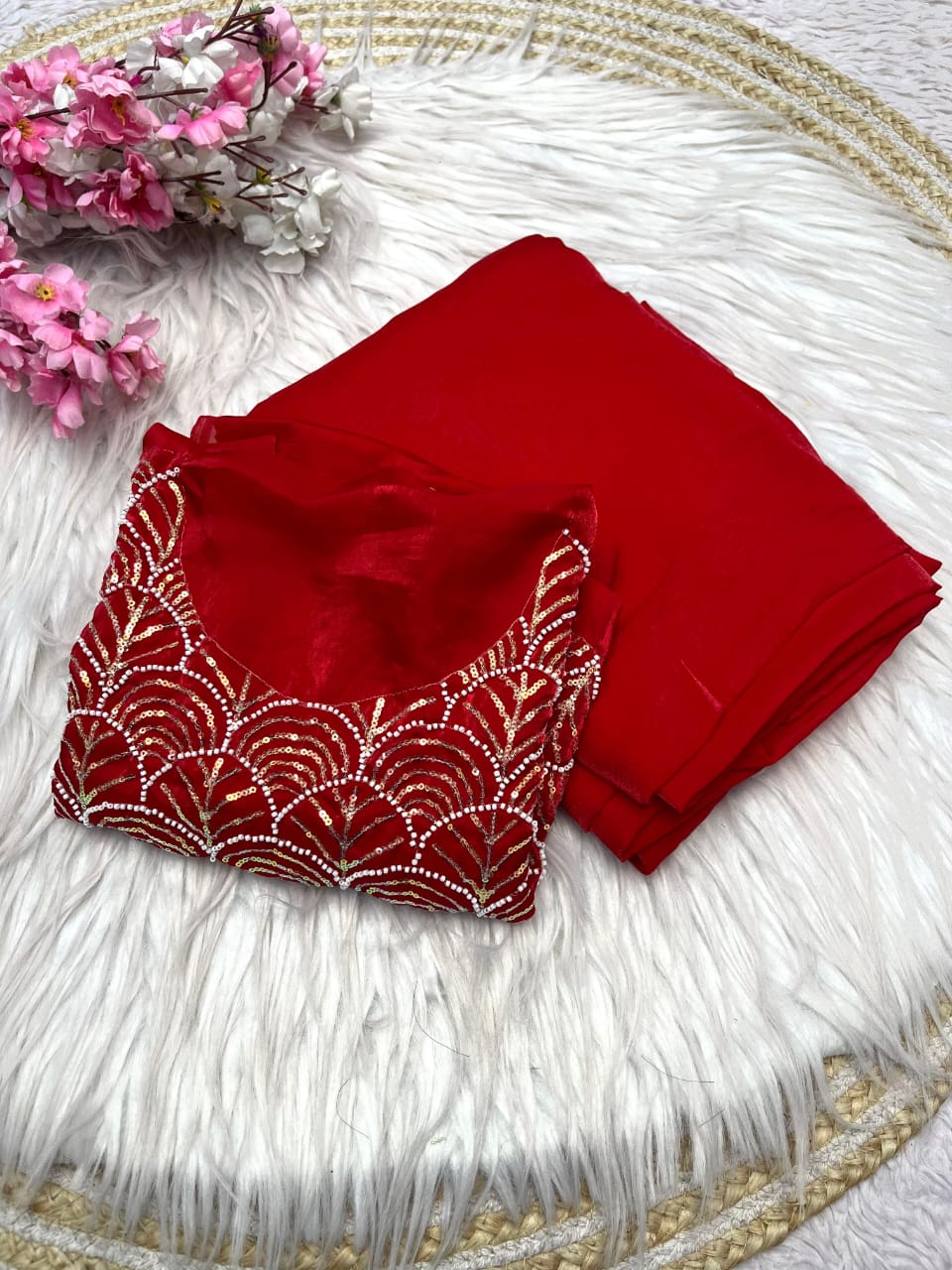 Kayatri New Designer Fandy Sattin Brits Cutdana Work Saree
