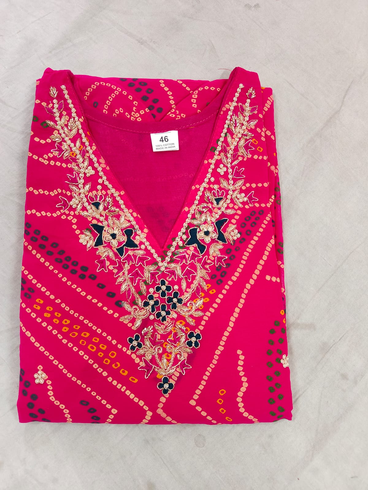 Kayatri New 60 Grm Georgette Hand Gotapatti Work Kurti