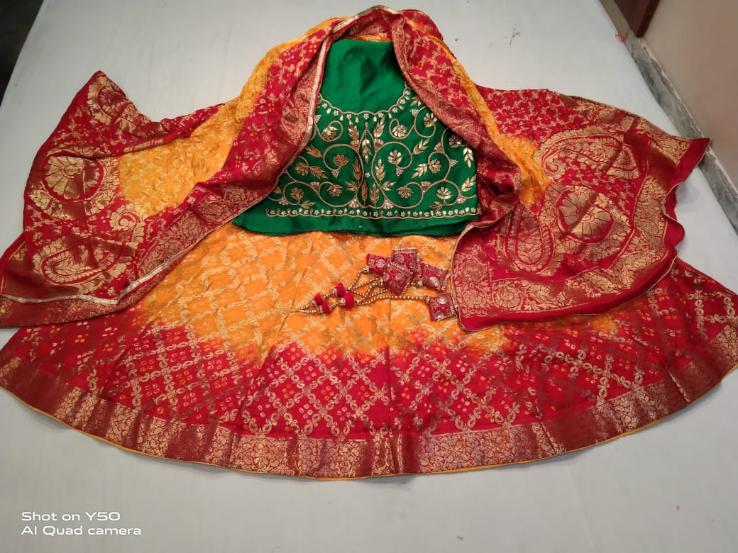 Kayatri New Pure Banarasi Ghatchola Silk Lehenga