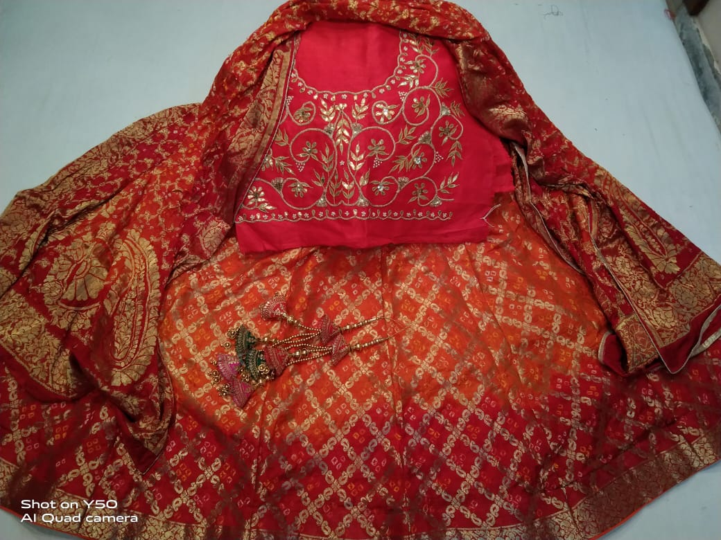 Kayatri New Pure Banarasi Ghatchola Silk Lehenga