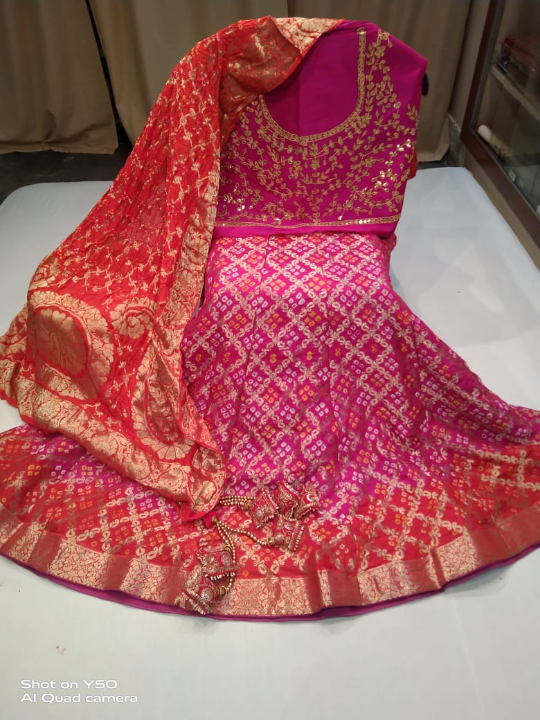 Kayatri New Pure Banarasi Ghatchola Silk Lehenga
