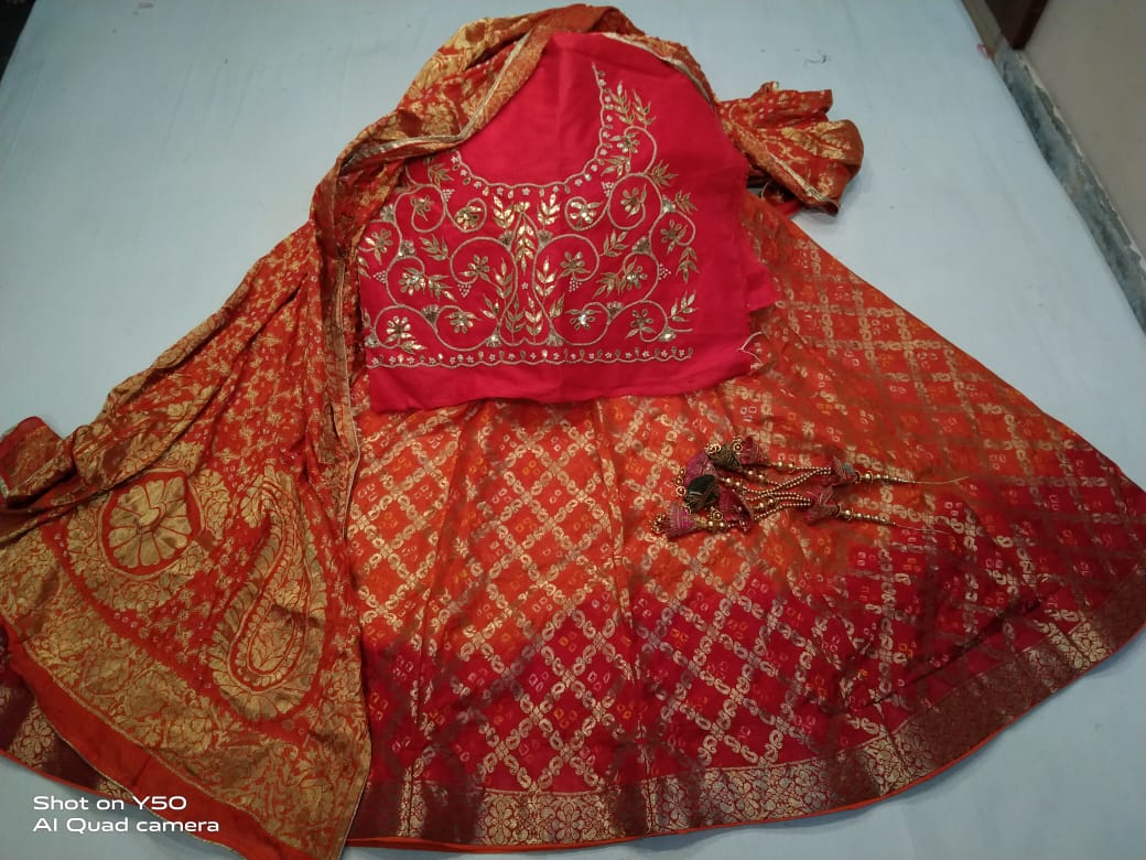 Kayatri New Pure Banarasi Ghatchola Silk Lehenga
