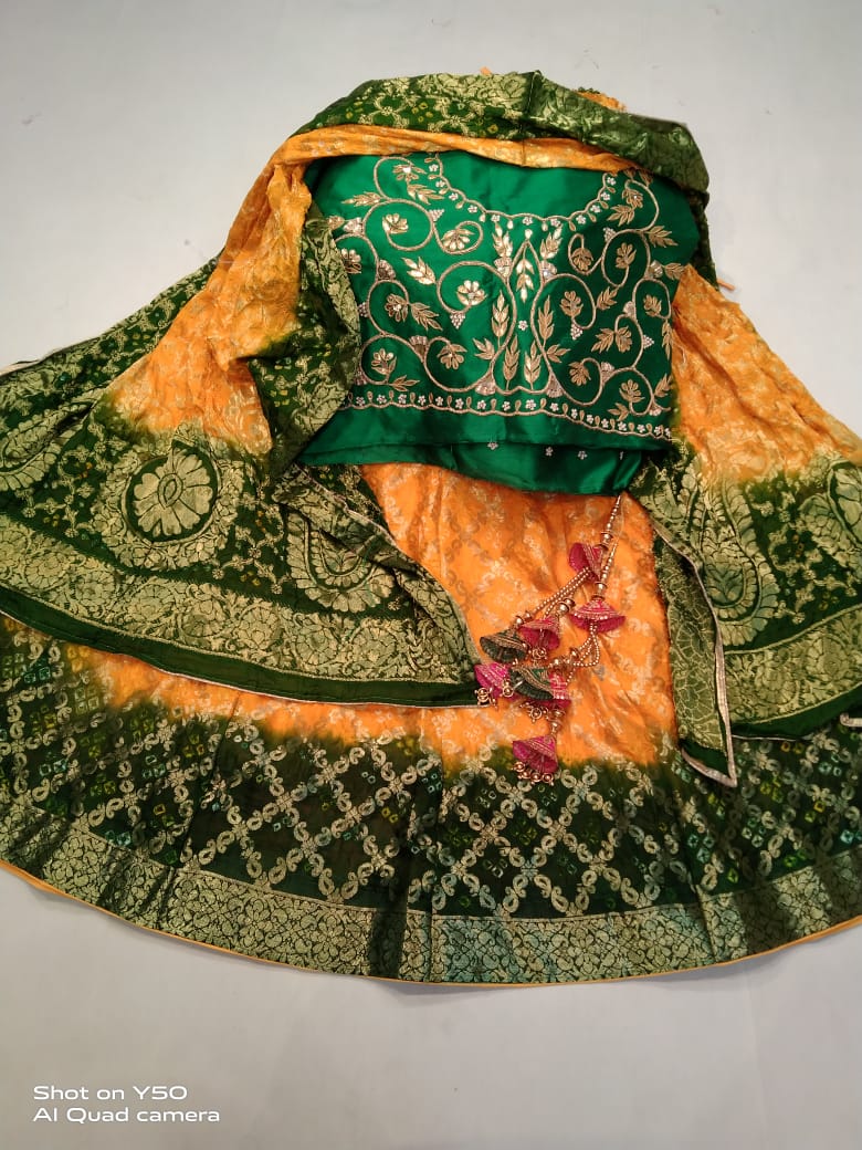 Kayatri New Pure Banarasi Ghatchola Silk Lehenga