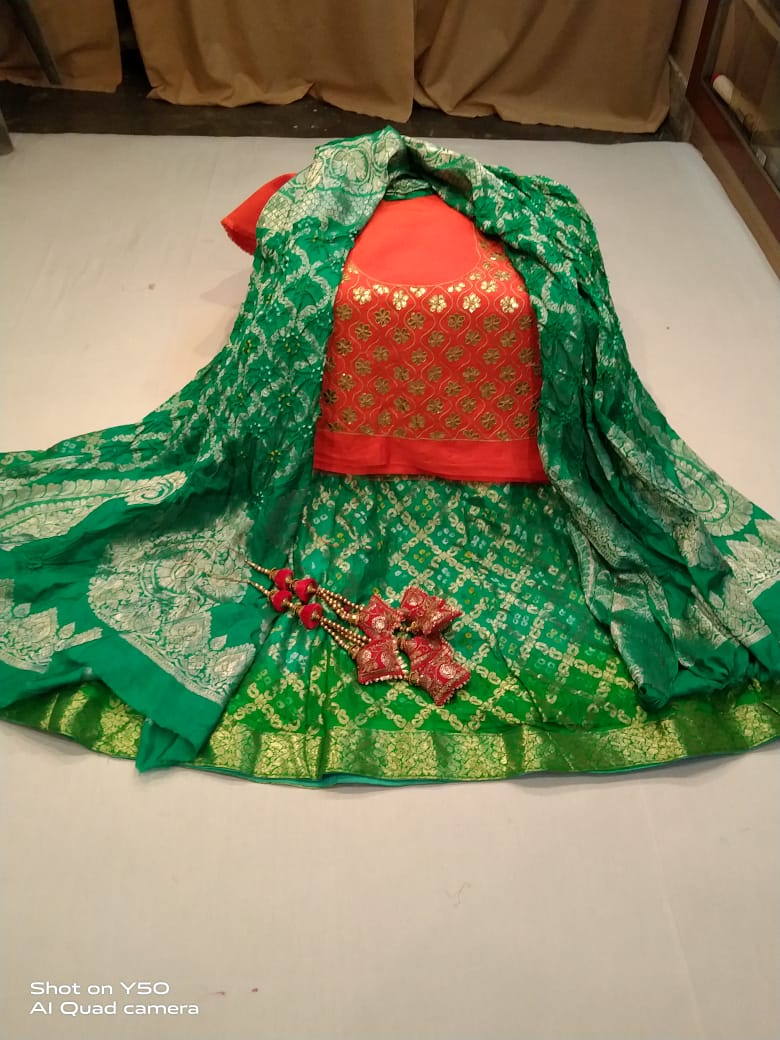 Kayatri New Pure Banarasi Ghatchola Silk Lehenga
