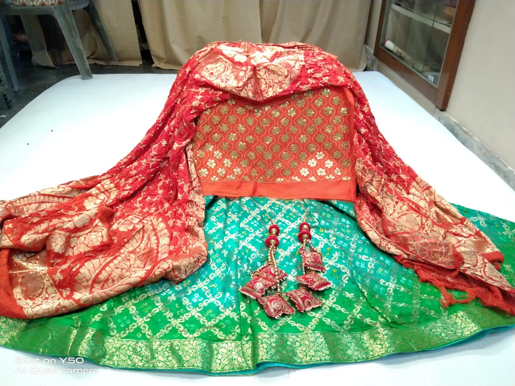 Kayatri New Pure Banarasi Ghatchola Silk Lehenga