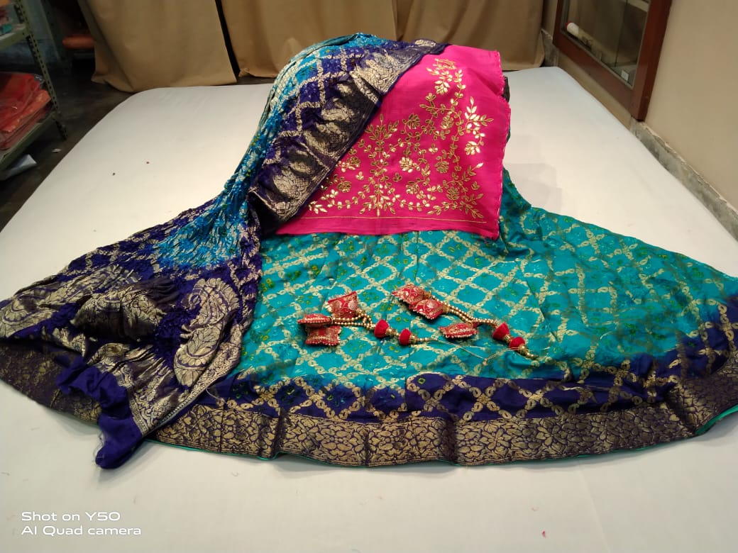 Kayatri New Pure Banarasi Ghatchola Silk Lehenga