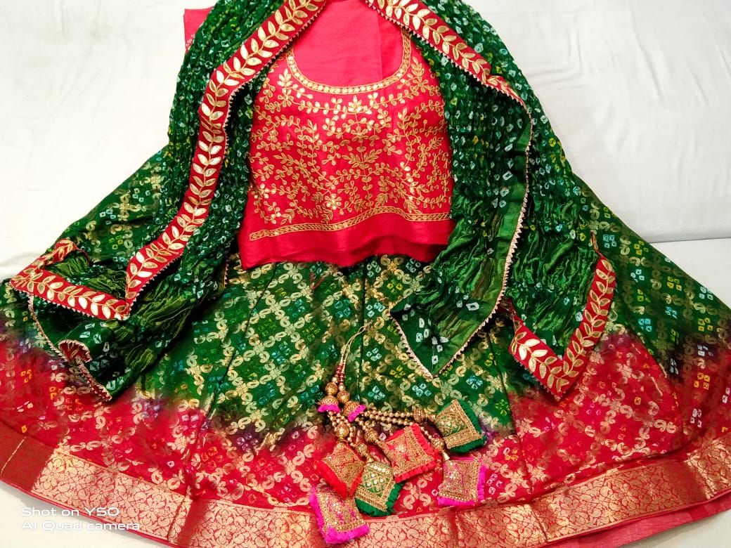 Kayatri New Pure Banarasi Ghatchola Silk Lehenga