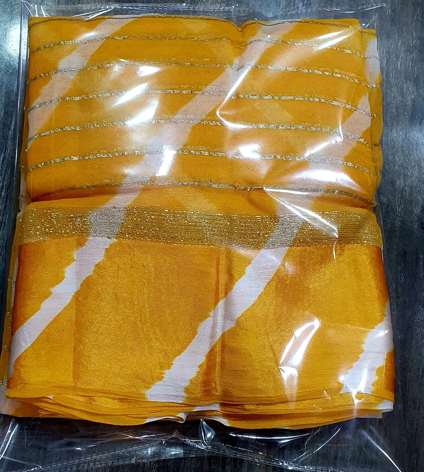 Kayatri New Pure Viscose Georgette Satan Patta Saree