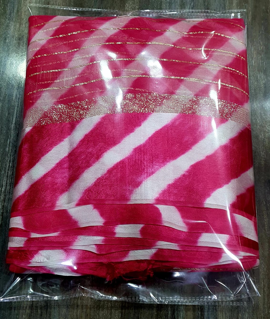 Kayatri New Pure Viscose Georgette Satan Patta Saree