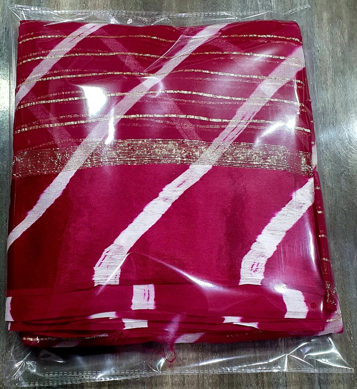 Kayatri New Pure Viscose Georgette Satan Patta Saree