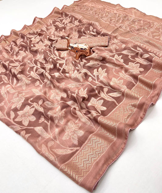 Kayatri New Viscose Georgette Foil Print Saree