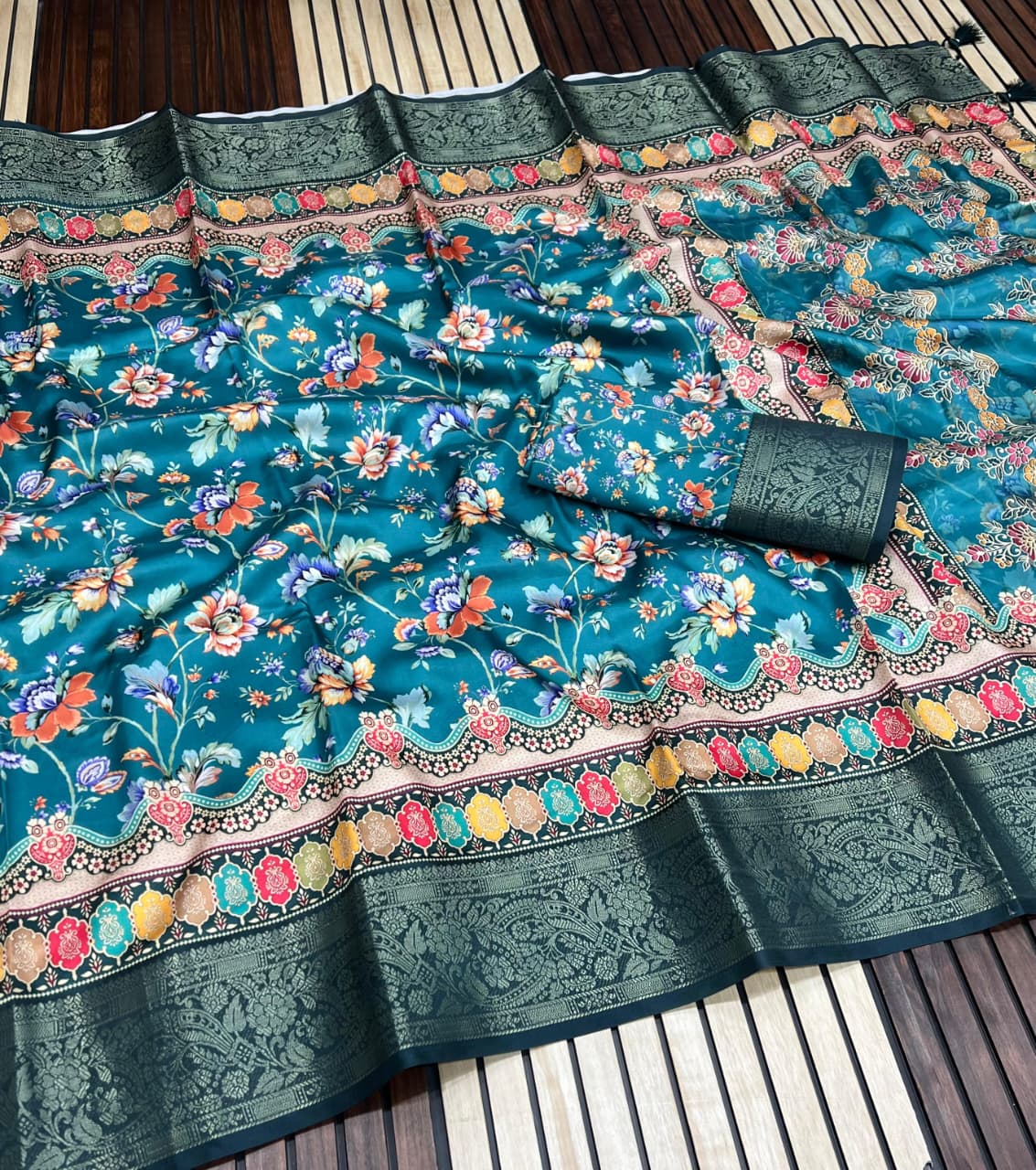 Kayatri New Pure Tussar Silk Digital Print Saree