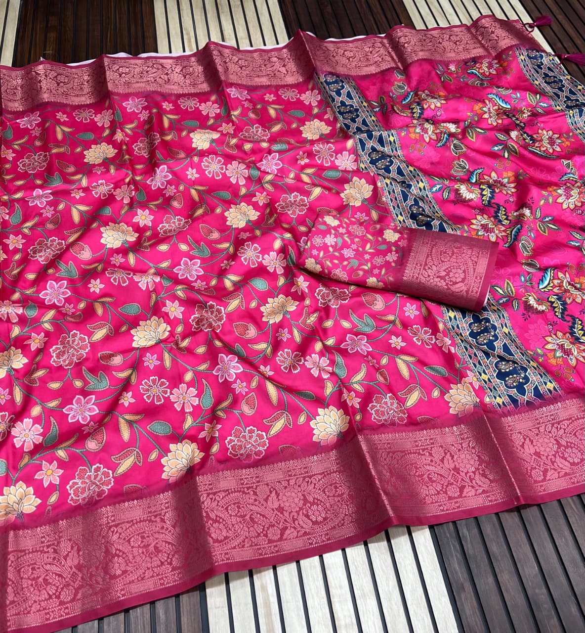 Kayatri New Pure Tussar Silk Digital Print Saree