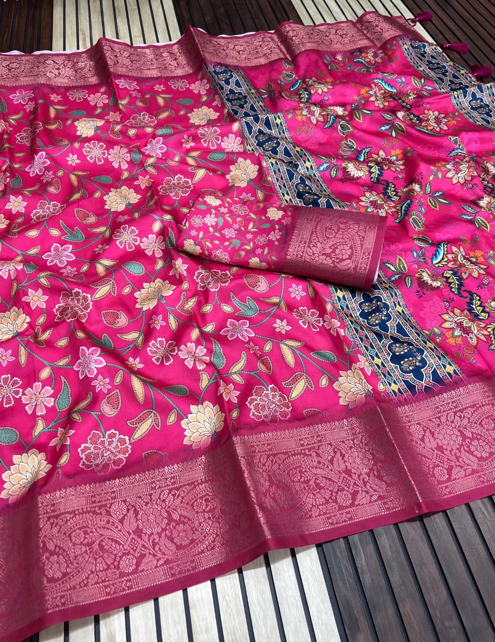 Kayatri New Pure Tussar Silk Digital Print Saree