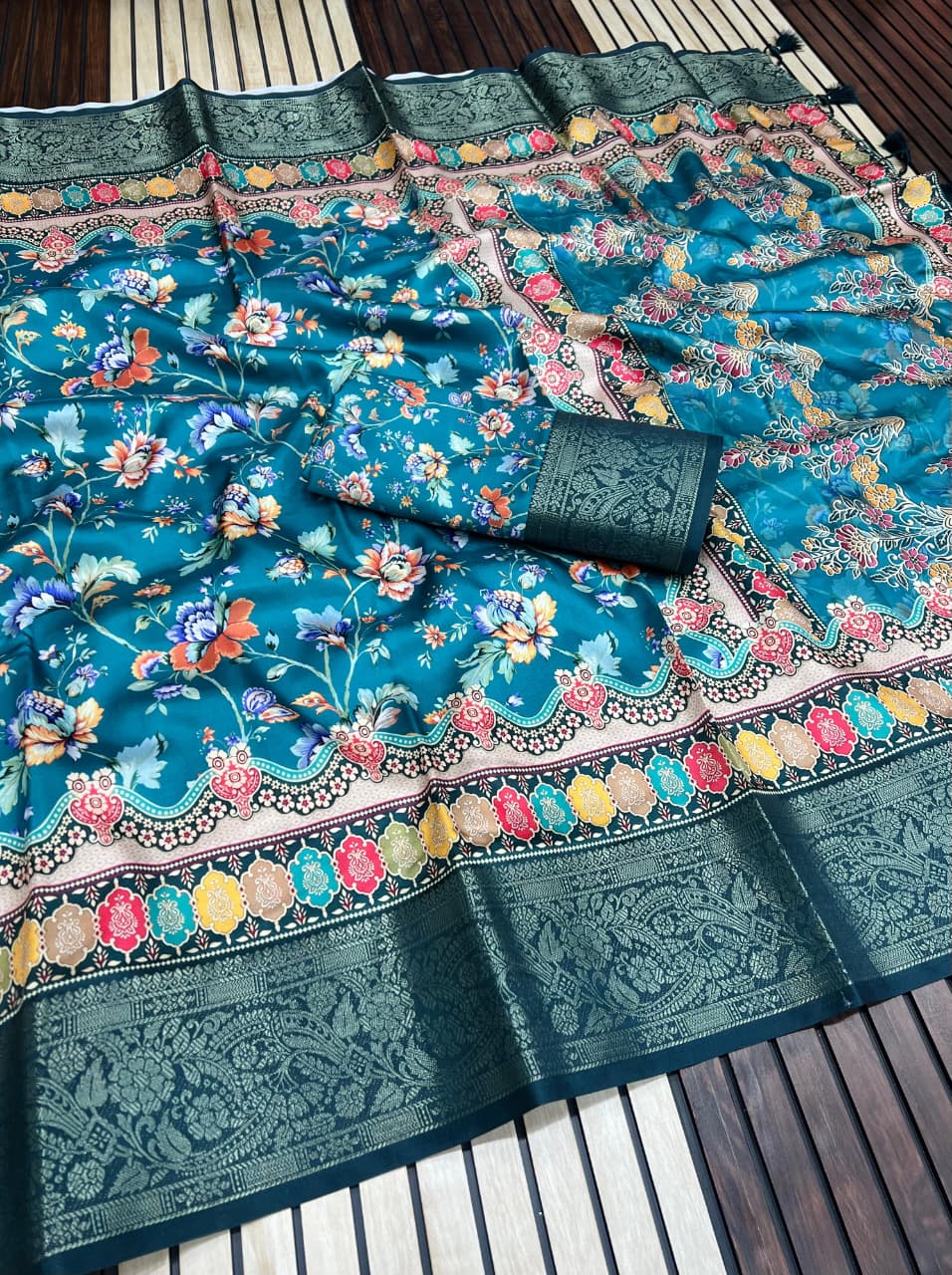 Kayatri New Pure Tussar Silk Digital Print Saree