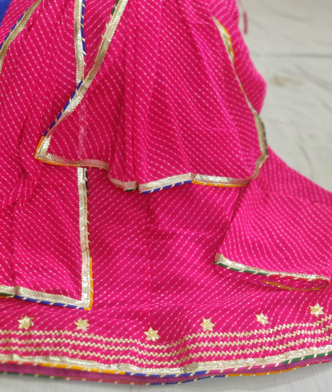 Kayatri New Pure CYC Georgette Kacha Gotapatti Work Lehenga
