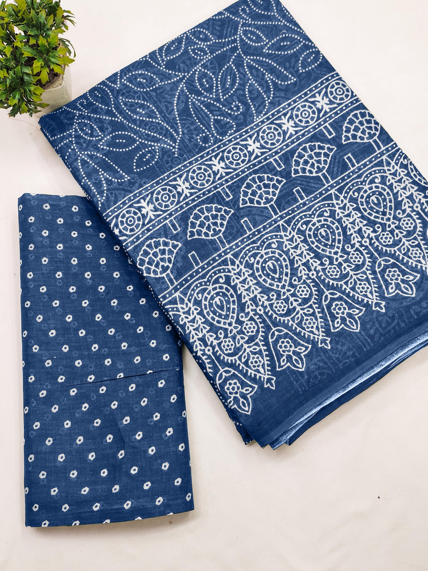 Kayatri New Soft Pure Cotton Bandhej Print Saree