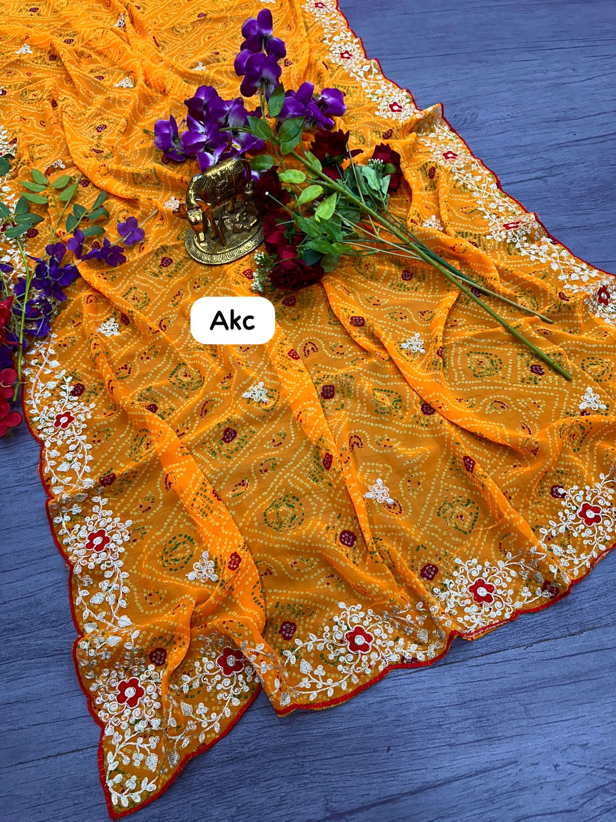 Kayatri New Pure Cxc Georgette Heavy Unique Pita Work Saree