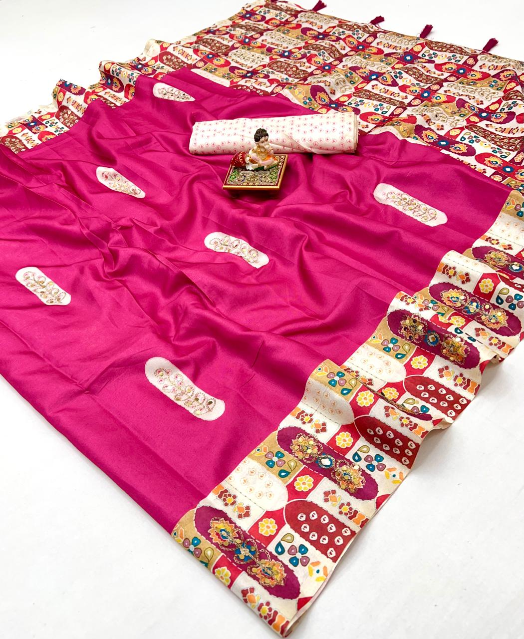 Kayatri New Tussar Silk Digital Print Saree