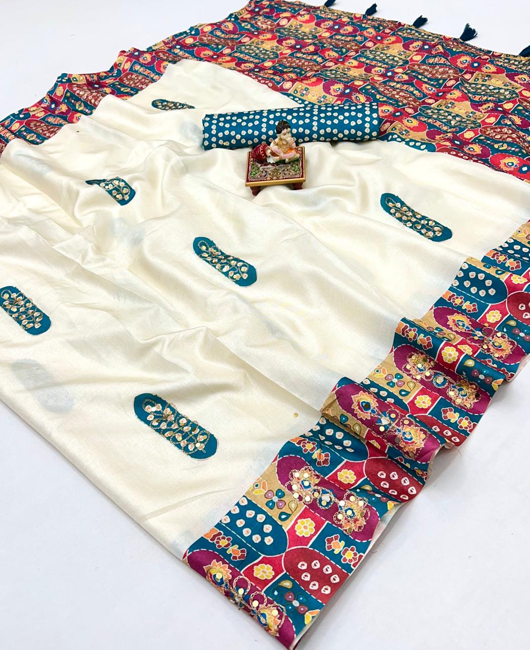 Kayatri New Tussar Silk Digital Print Saree