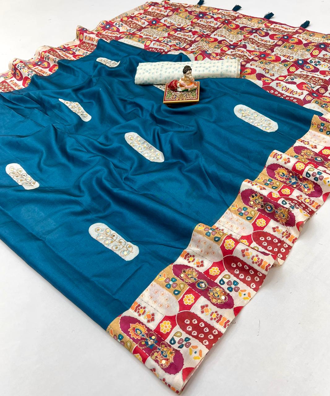 Kayatri New Tussar Silk Digital Print Saree