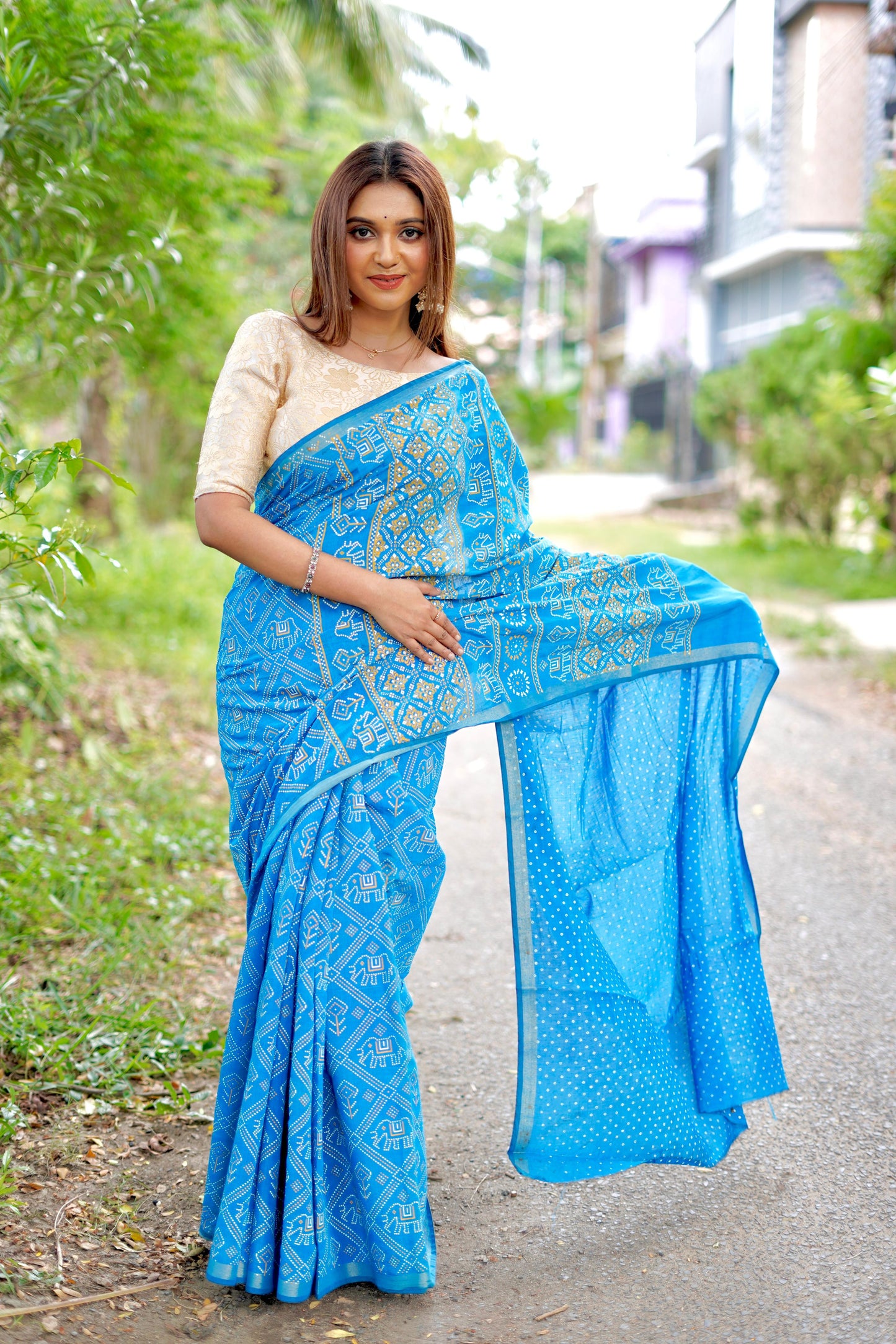 Kayatri Rajwadi Bandhani Collection Saree
