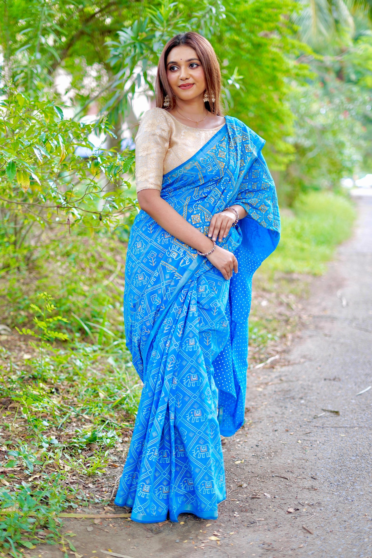 Kayatri Rajwadi Bandhani Collection Saree