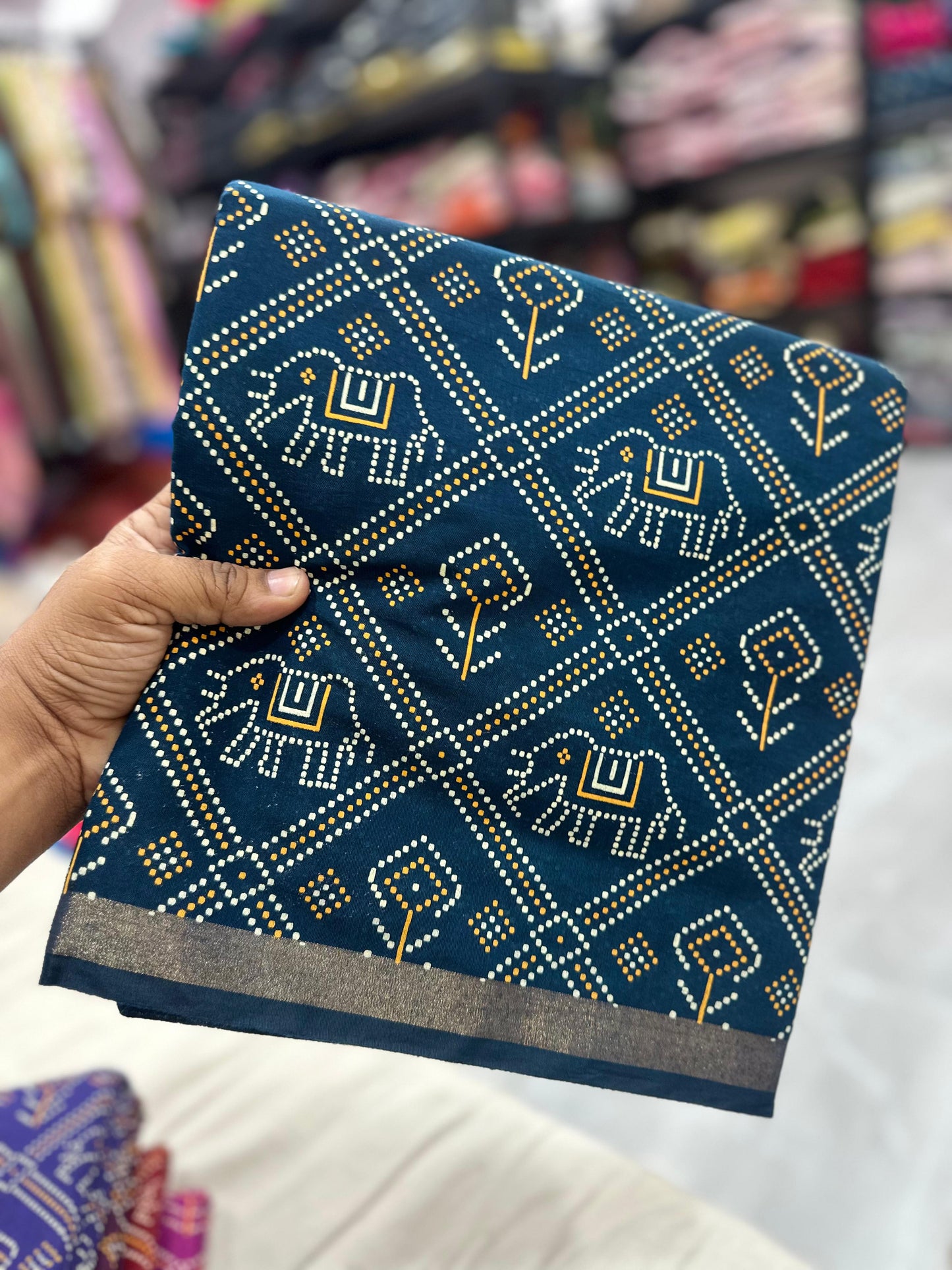 Kayatri Rajwadi Bandhani Collection Saree