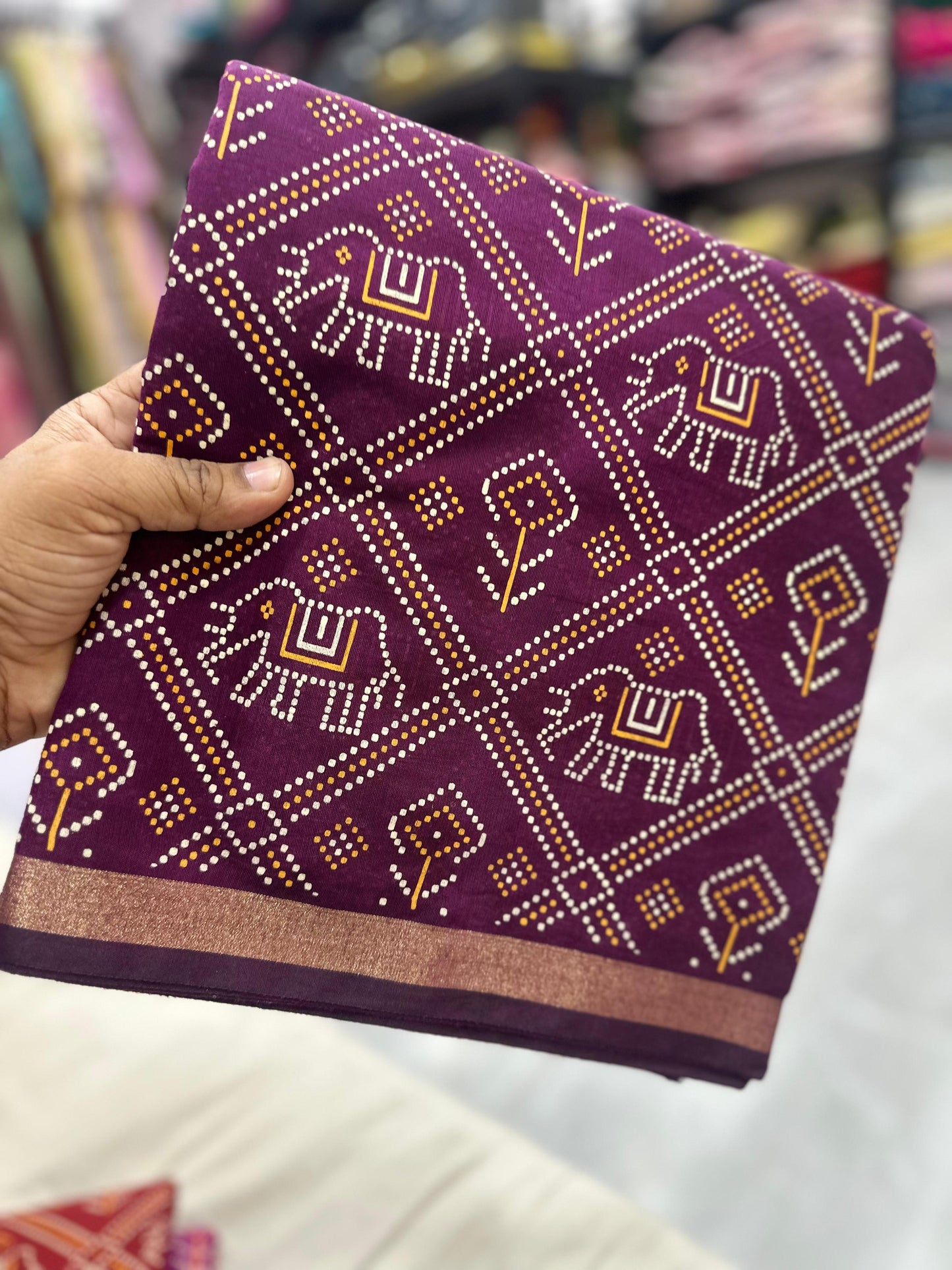 Kayatri Rajwadi Bandhani Collection Saree