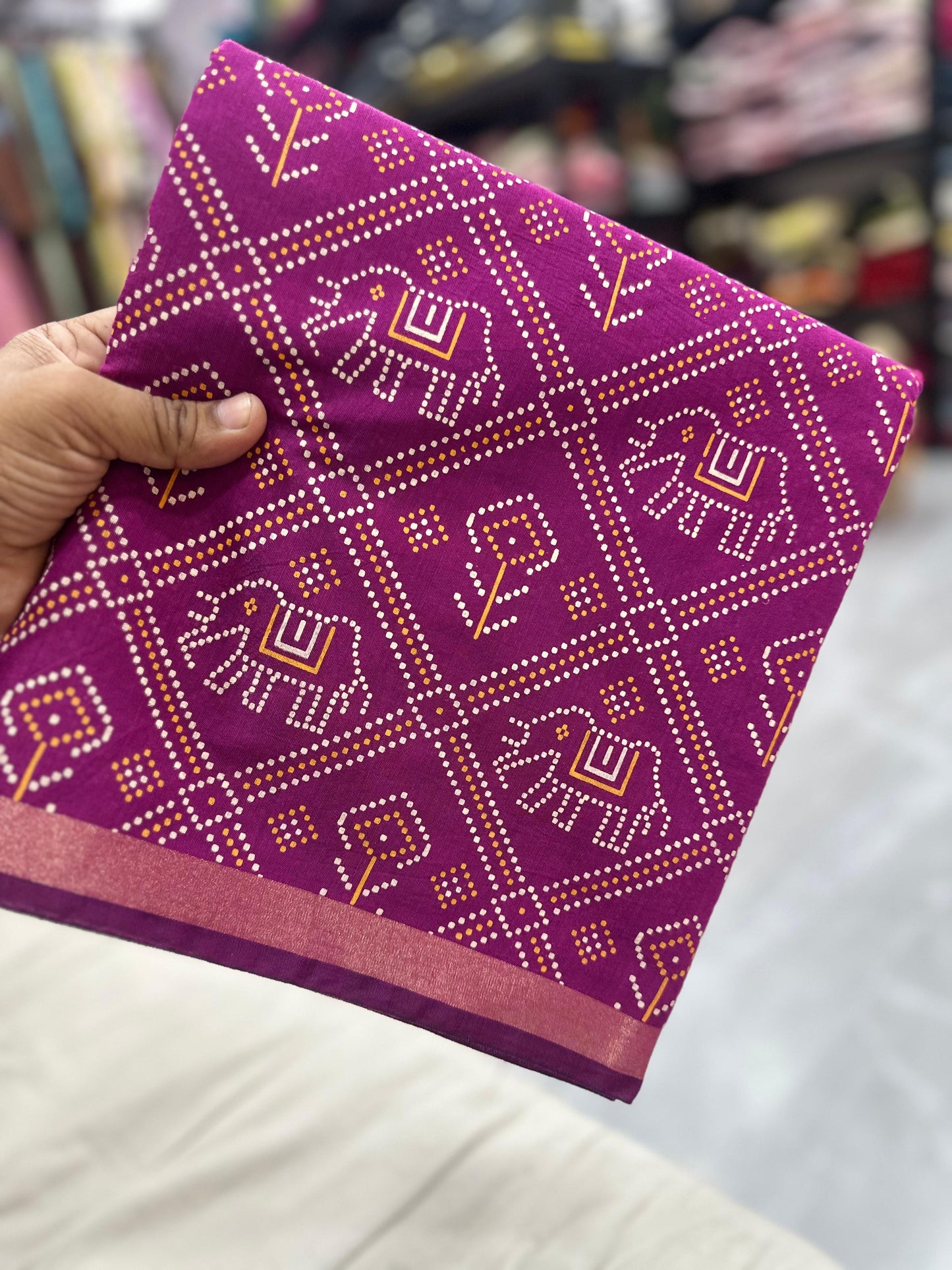 Kayatri Rajwadi Bandhani Collection Saree