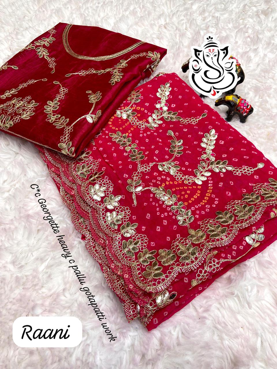 Kayatri New Georgette with Heavy Fancy Work