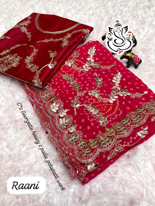 Kayatri New Georgette with Heavy Fancy Work