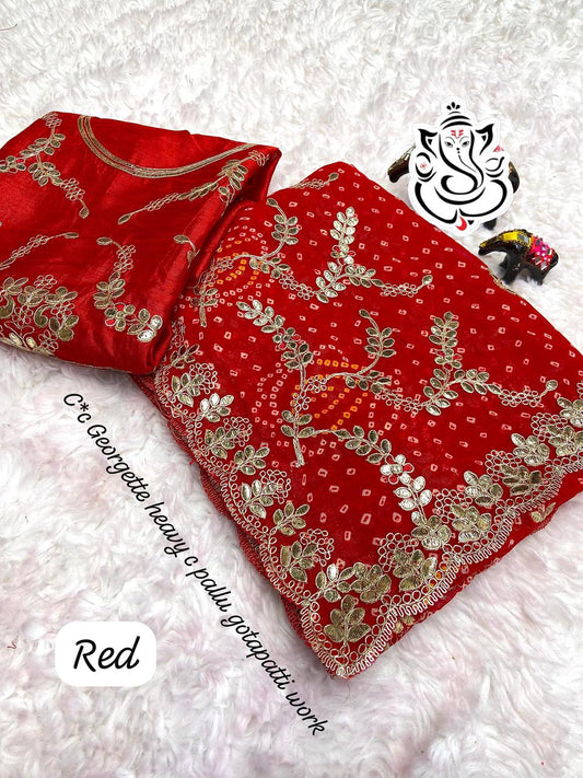 Kayatri New Georgette with Heavy Fancy Work