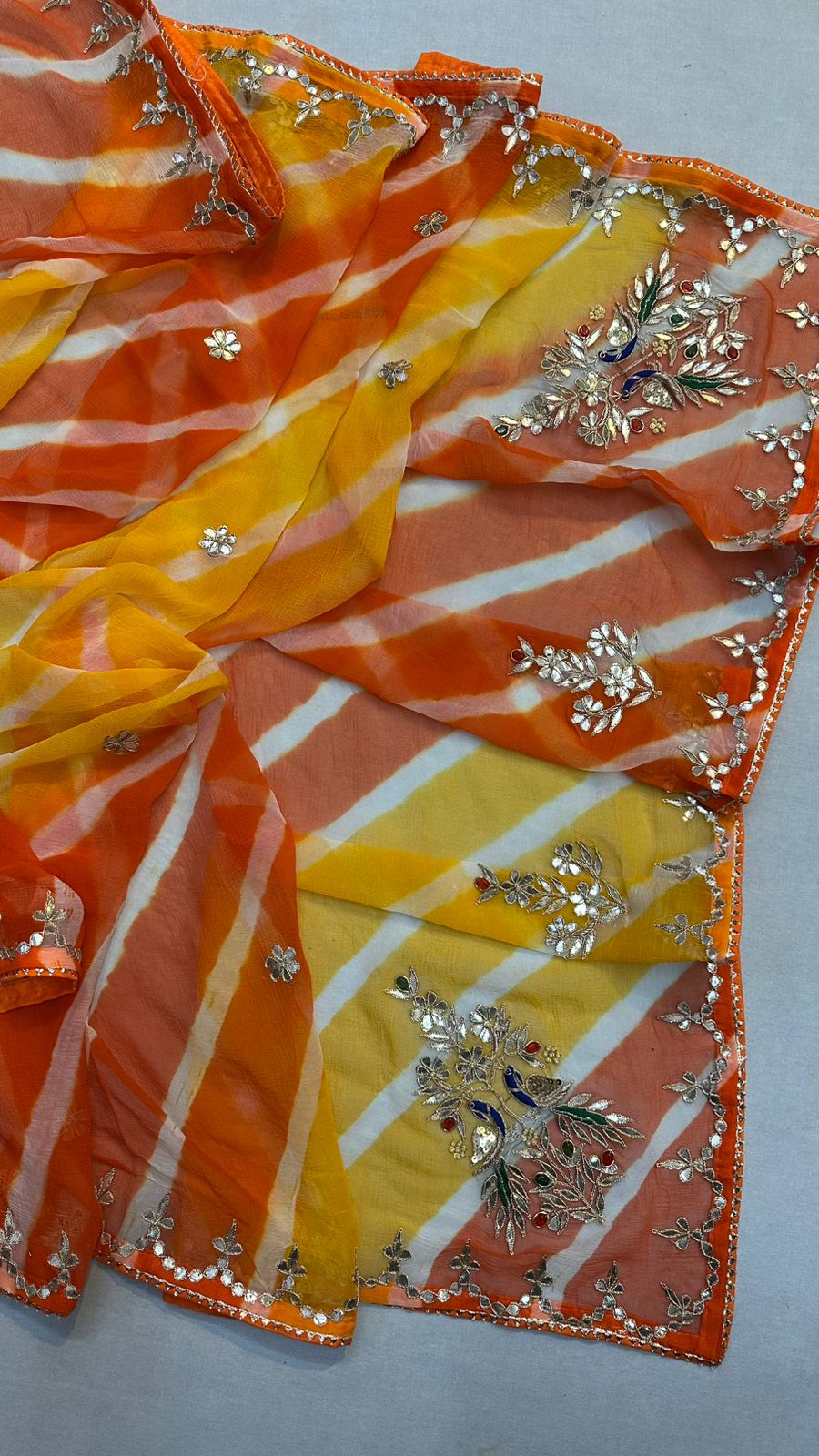 Kayatri Pure Chiffon with Gotta Peacock Magic