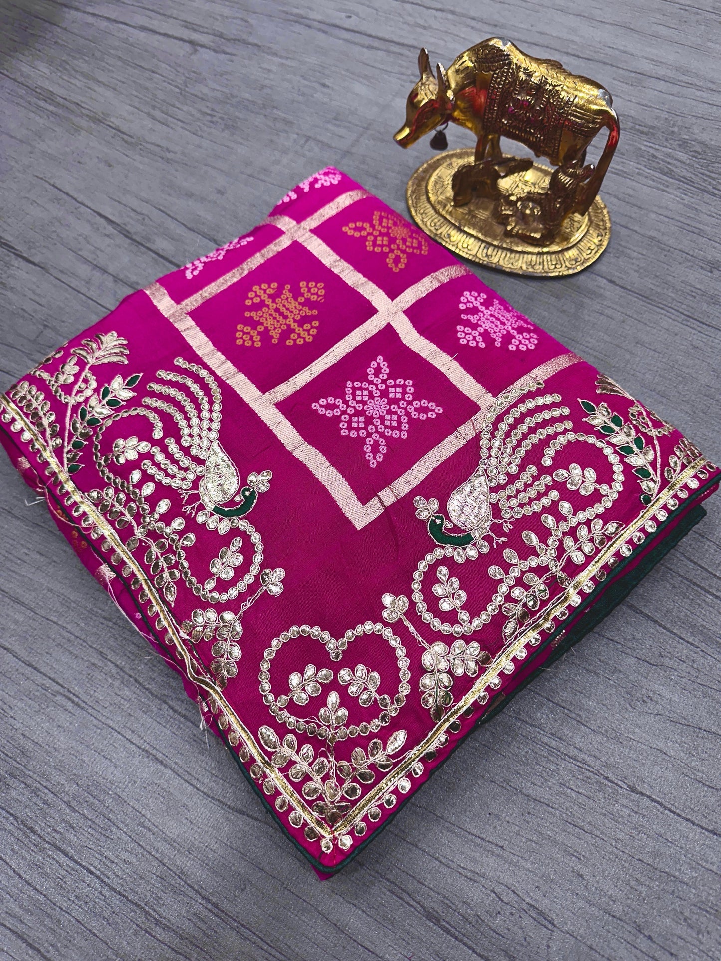 Kayatri New Luxury Pure Jaipuri Viscose Weaving Beautiful Ghatchola Zari Weaving Saree