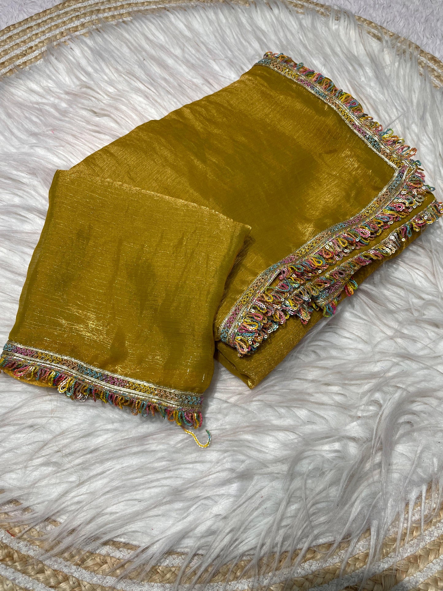 Kayatri New Beautiful  Attractive Multi coding Sequence border Saree