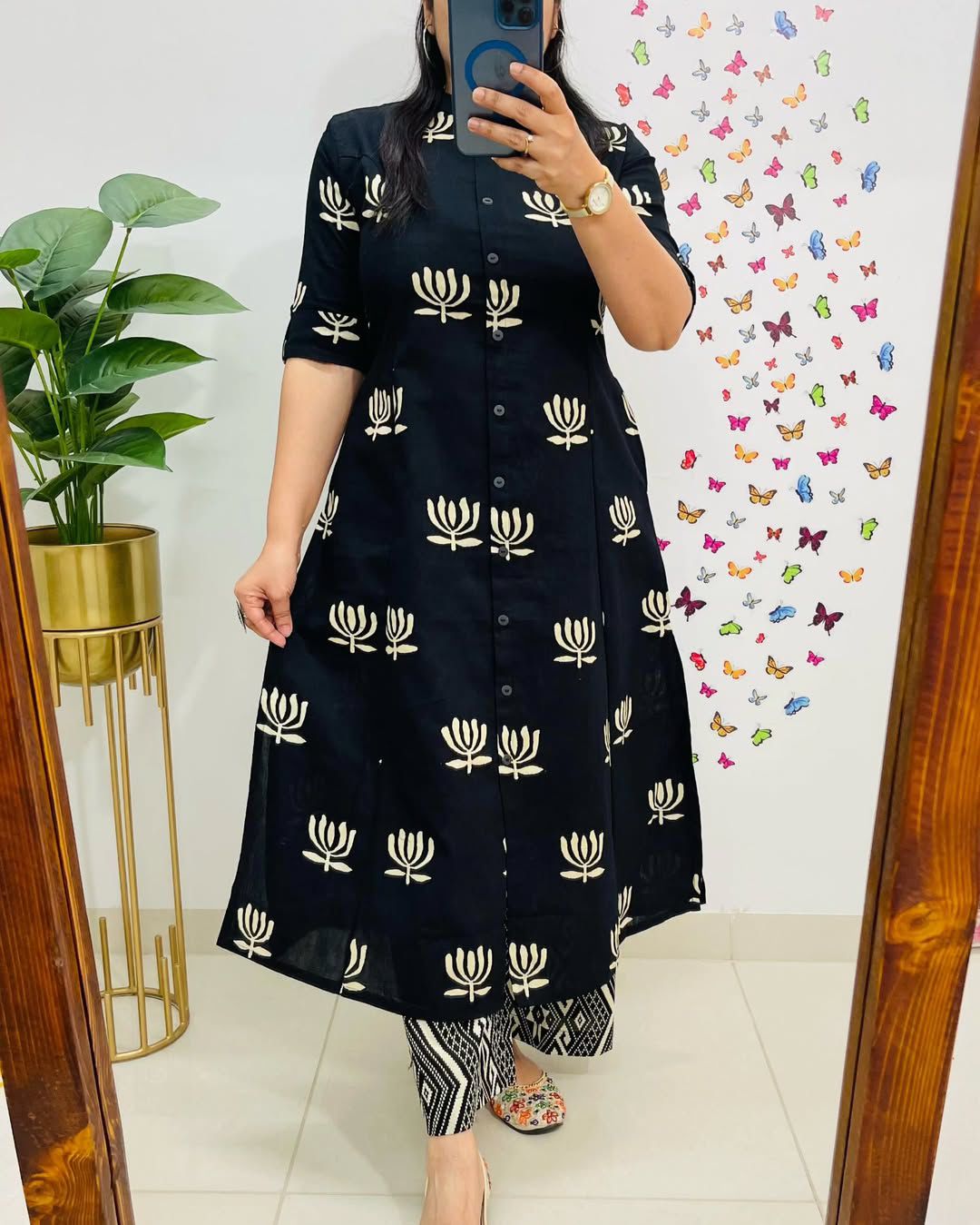 Kayatri New Launching Designer Co-Ords set in Aline kurti pattern paired with Ankle length pant
