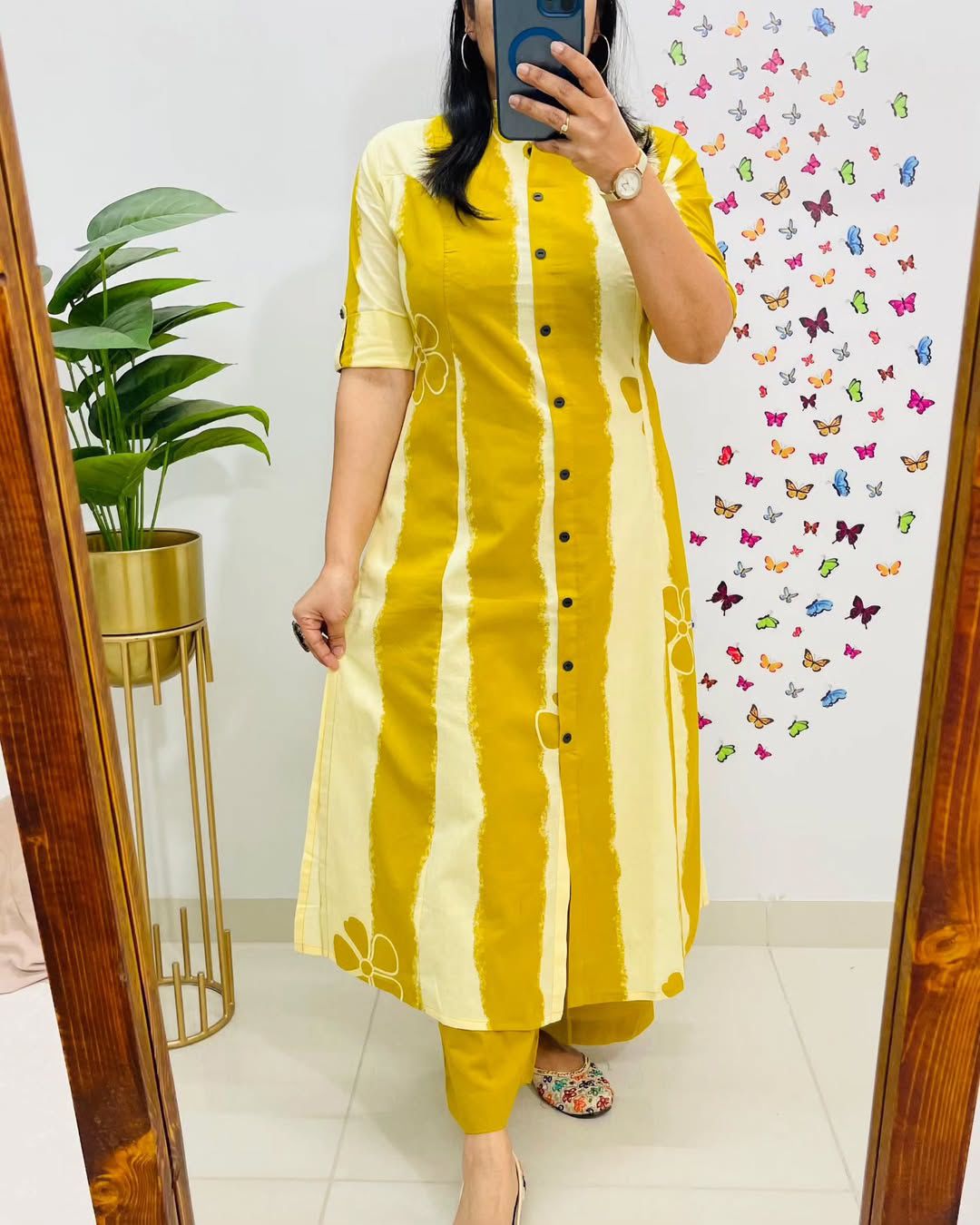 Kayatri New Launching Designer Co-Ords set in Aline kurti pattern paired with Ankle length pant