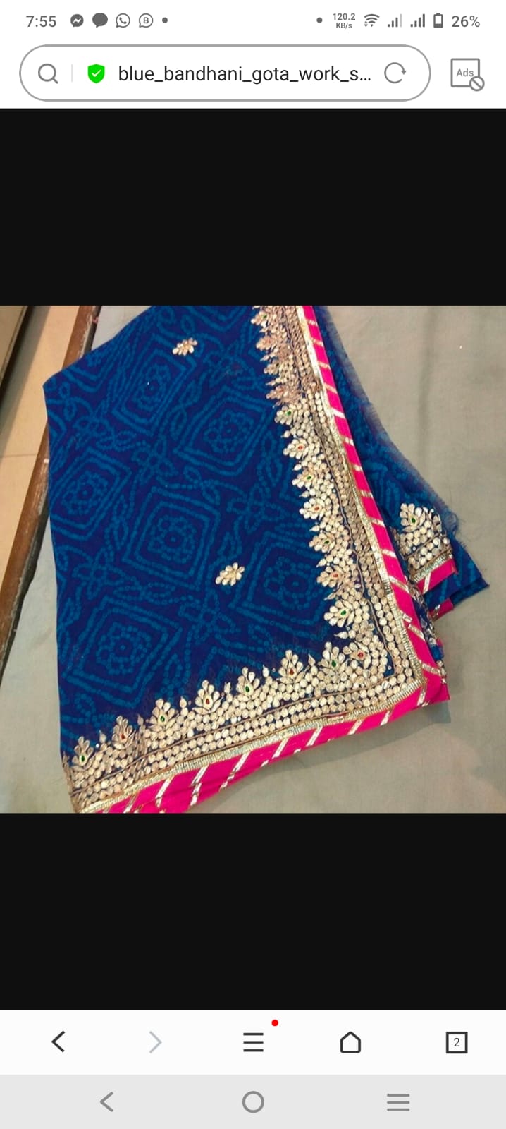 Kayatri New Fabric Pyour jorjett C*C Lahriya modhra print saree